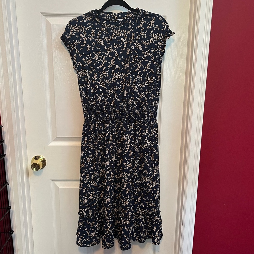 Kaileigh Midi Sundress with Flutter Cap Sleeves